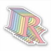 RXレインボー薬局 シール (正面)