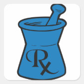 RXロゴ スクエアシール (正面)