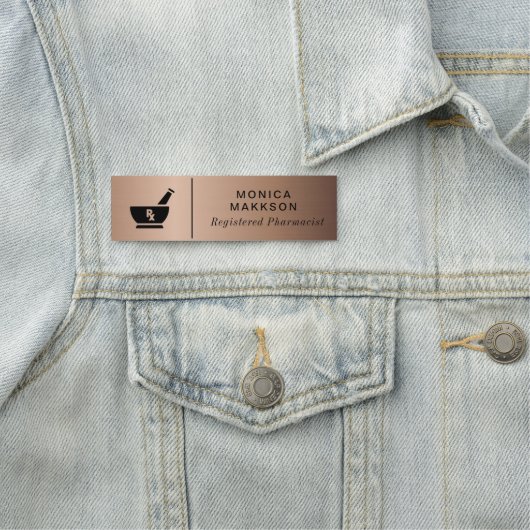 RX薬局ロゴ薬局気に名タグ 名札 (インサイチュ)