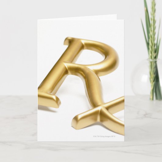 Rx薬記号 カード (正面)