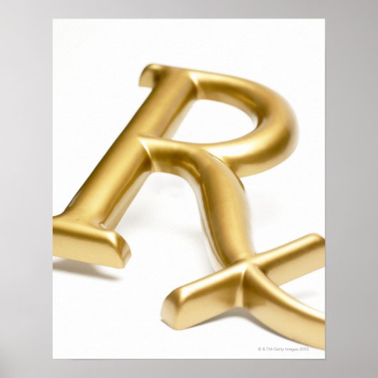 Rx薬記号 ポスター (正面)