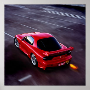 RX7スポーツの輸入 ポスター