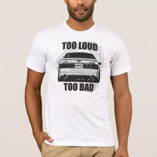 RX7余りに大声で余りに悪いTシャツ Tシャツ