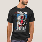 Rx78デザイン Tシャツ (正面)