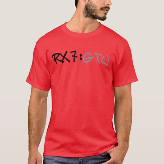 RX7 GTU Tシャツ (正面)