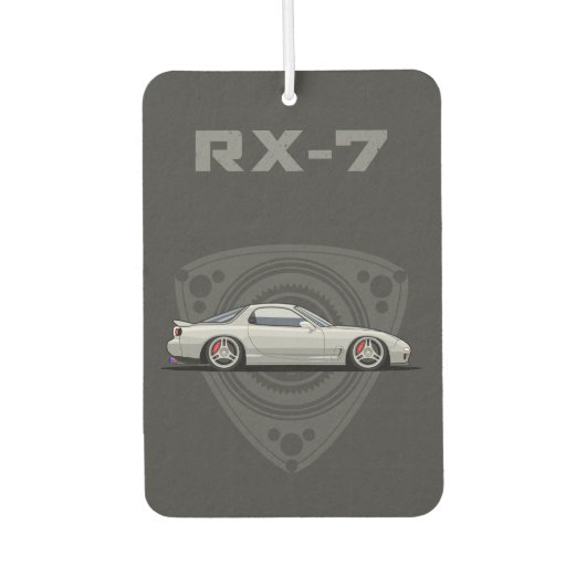RX7 JDMカー カーエアーフレッシュナー (正面)