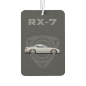 RX7 JDMカー カーエアーフレッシュナー (裏面)