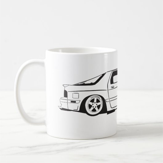 RX-7ターボIIのマグ コーヒーマグカップ (左)