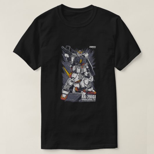 RX 79 Gガンダム必須 Tシャツ (デザイン正面)