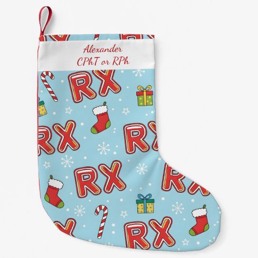 RX-Mas Pharmacy スモールクリスマスストッキング (正面)