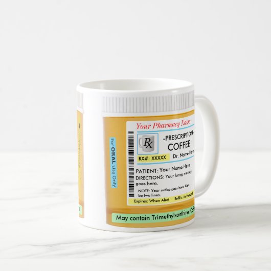 RX Mug -カスタマイズユーザ独自 コーヒーマグカップ (正面右)