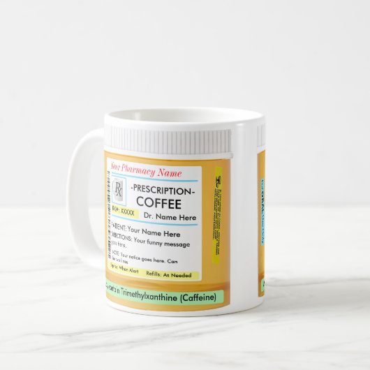 RX Mug -カスタマイズユーザ独自 コーヒーマグカップ (正面左)