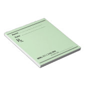 Rx Prescription Pad – Write Your Own Notes ノートパッド (アングル)