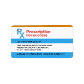 RX SUCCESSナースドクターの医学卒業へのお願い   ラベル (正面)