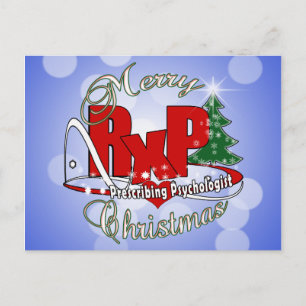 RxPのクリスマスの規定の心理学者 シーズンポストカード