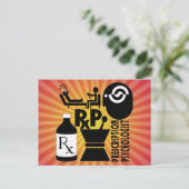 RxPのロゴの規定の心理学者 ポストカード (スタンド正面)