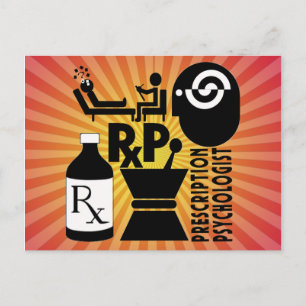 RxPのロゴの規定の心理学者 ポストカード