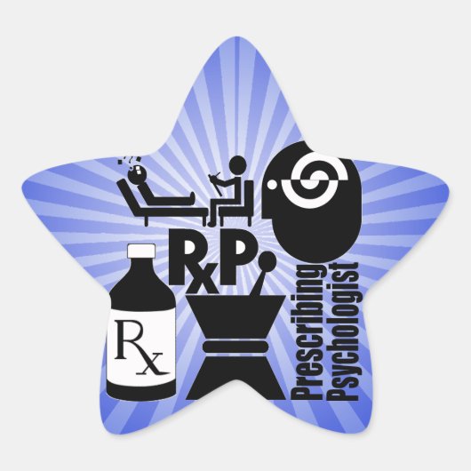 RxPのロゴの規定の心理学者 星シール (正面)
