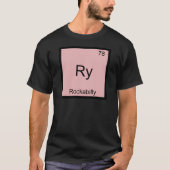 Ry - ロカビリー面白化学元素記号Tシャツ Tシャツ (正面)