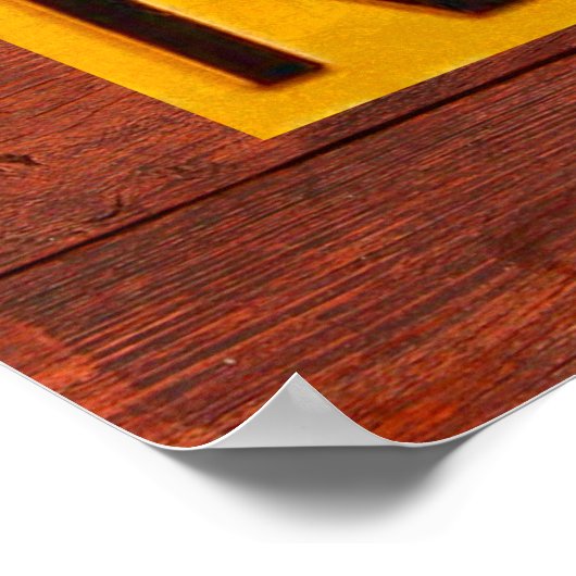 RYANライセンスプレートレタリング名署名ポスター ポスター (角)