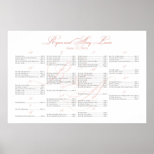 ***Ryan+Amy 36x24***専用 ポスター (正面)