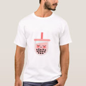 Ryan Bubble Tea ピンク Tシャツ (正面)