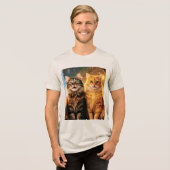 Ryan Goodsnatchによるショー「Soap Opera Cats #1」 トライブレンドＴシャツ (正面全面)