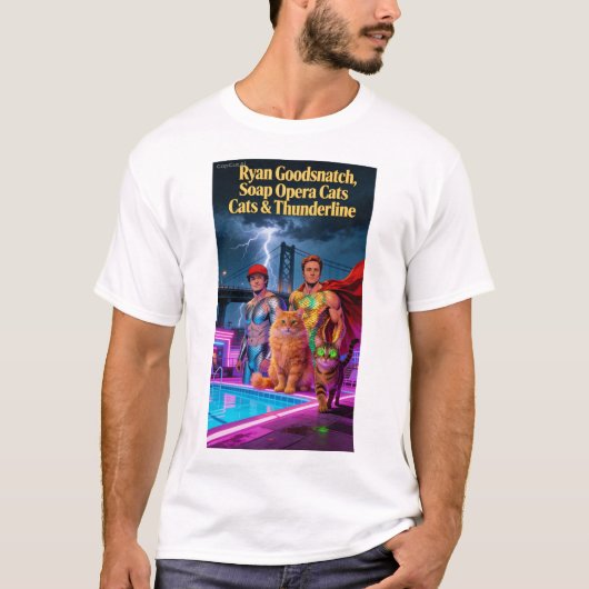 Ryan Goodsnatch ソープオペラキャッツ Thunderline Tシャツ (正面)
