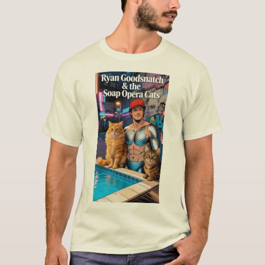 Ryan Goodsnatch & the Soap Opera Cats Tシャツ (正面)