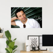 Ryan Kelly Music – ポスター – Green-"Signed" (ホームオフィス)