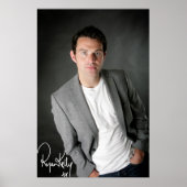 Ryan Kelly Music - Poster-Gray-"Signed" ポスター (正面)