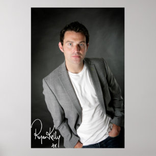 Ryan Kelly Music - Poster-Gray-"Signed" ポスター