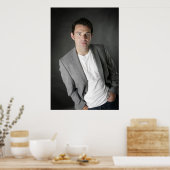 Ryan Kelly Music- Poster - Grey ポスター (キッチン)