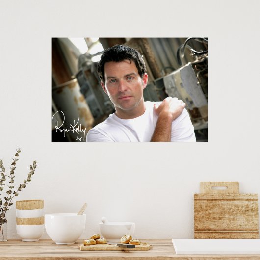 Ryan Kelly Music - Poster- Plain White T "Signed" ポスター (キッチン)