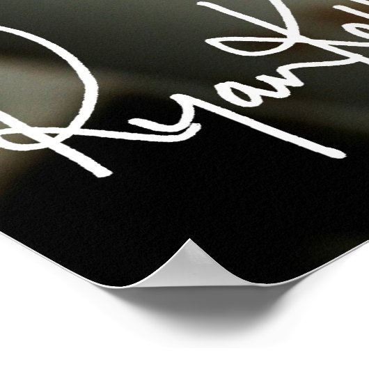 Ryan Kelly Music - Poster- Plain White T "Signed" ポスター (角)