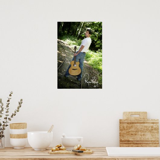 Ryan Kelly Music - Poster "signed" - Tracks ポスター (キッチン)