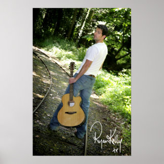 Ryan Kelly Music - Poster "signed" - Tracks ポスター