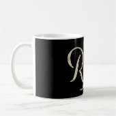 Ryan Name whitegold Tasse Teetasse Kaffeetasse コーヒーマグカップ (左)