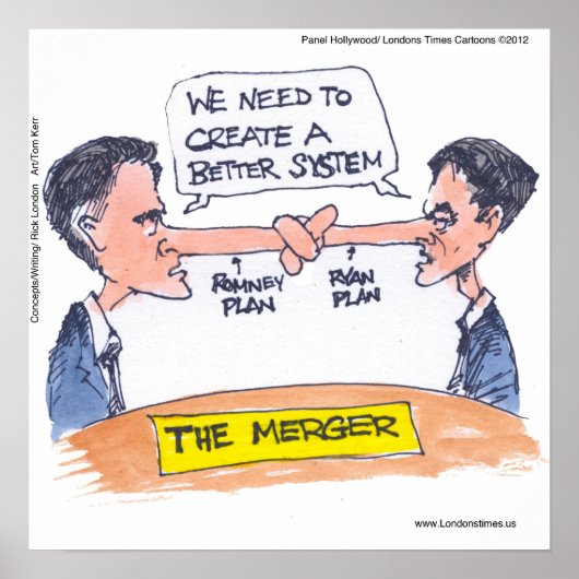 Ryan Romney Pinocchio The Merger ポスター (正面)