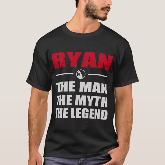 RYAN THE MAN THE MYTH THE LEGEND Tシャツ (正面)