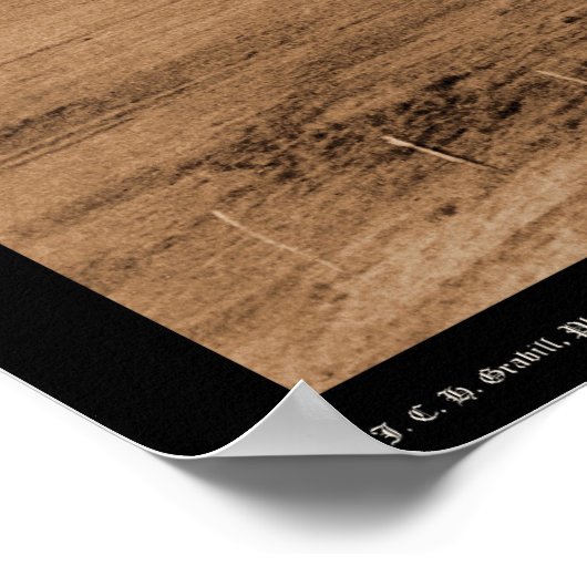 Ryan's Ranch & Distant View Devil's Tower WY 1890 ポスター (角)