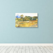 Rybiniszki Stanislaw Maslowskiの秋の風景 キャンバスプリント (インサイチュ (ウッドフロア))