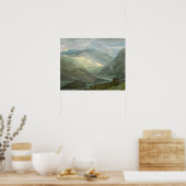 Rydal Water、1786 (w/c) ポスター (キッチン)