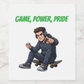 Ryder Game Power Pride ワイン ラベル - Urban Bold スタイル (シングルラベル)