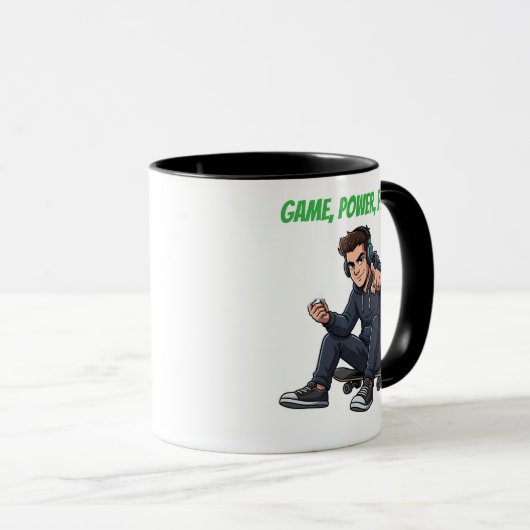 Ryder Game Power Pride Mug – Urban Gamer Style マグカップ (正面右)