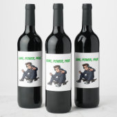 Ryder Game Power Pride Wine Label – Urban Bold Sty ワインラベル (ボトル)
