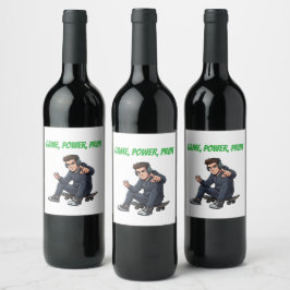 Ryder Game Power Pride Wine Label – Urban Bold Sty ワインラベル