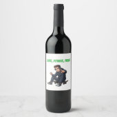 Ryder Game Power Pride Wine Label – Urban Bold Sty ワインラベル (正面)