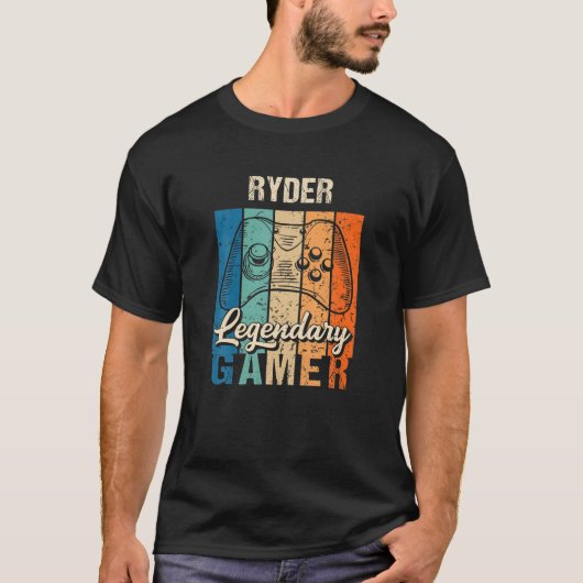 Ryder Name Gift - Personalized Legendary Gamer Tシャツ (正面)