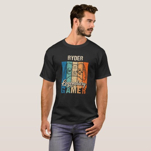 Ryder Name Gift - Personalized Legendary Gamer Tシャツ (正面フル)